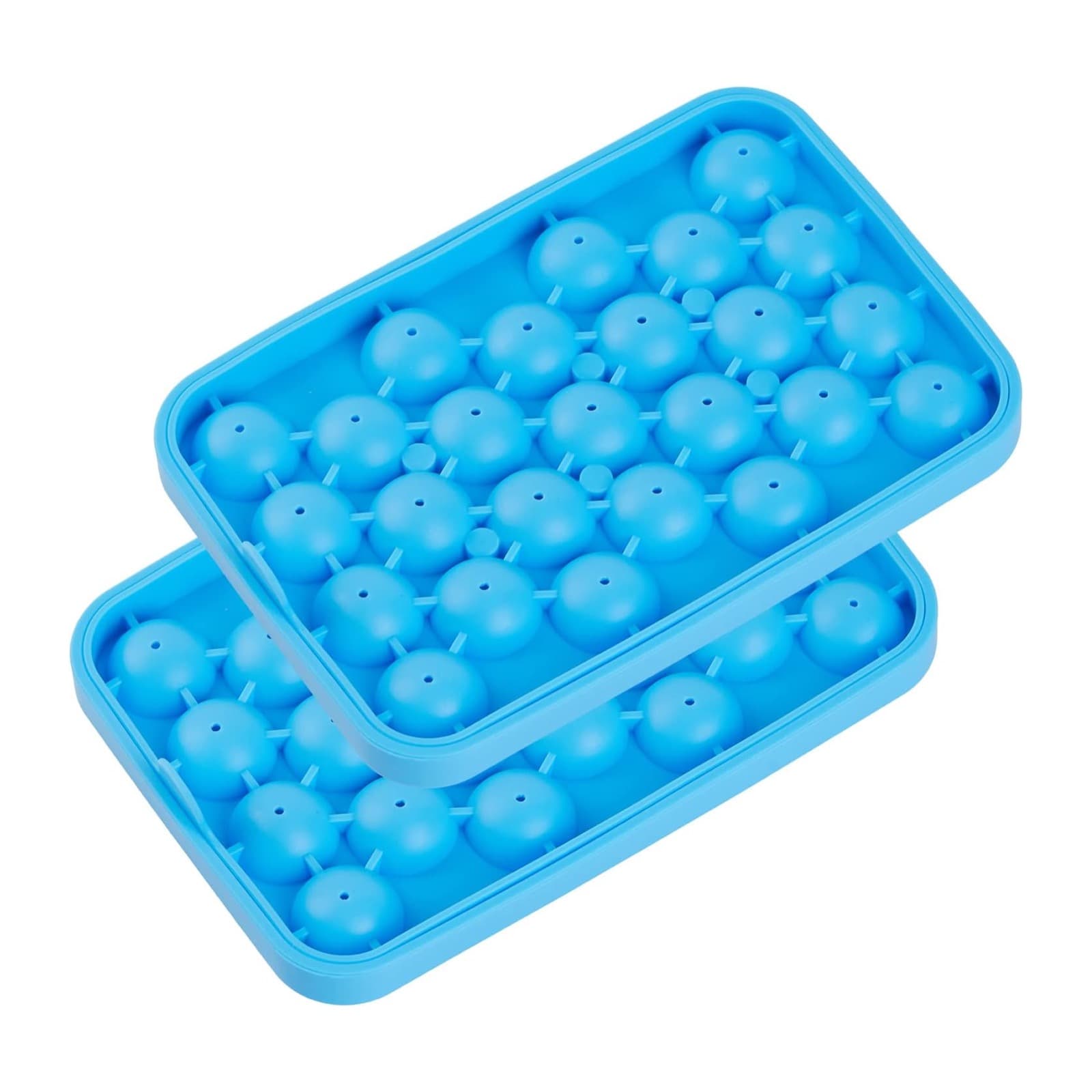 25-Cavity Silicone Ice Ball Trays, 2-Pack