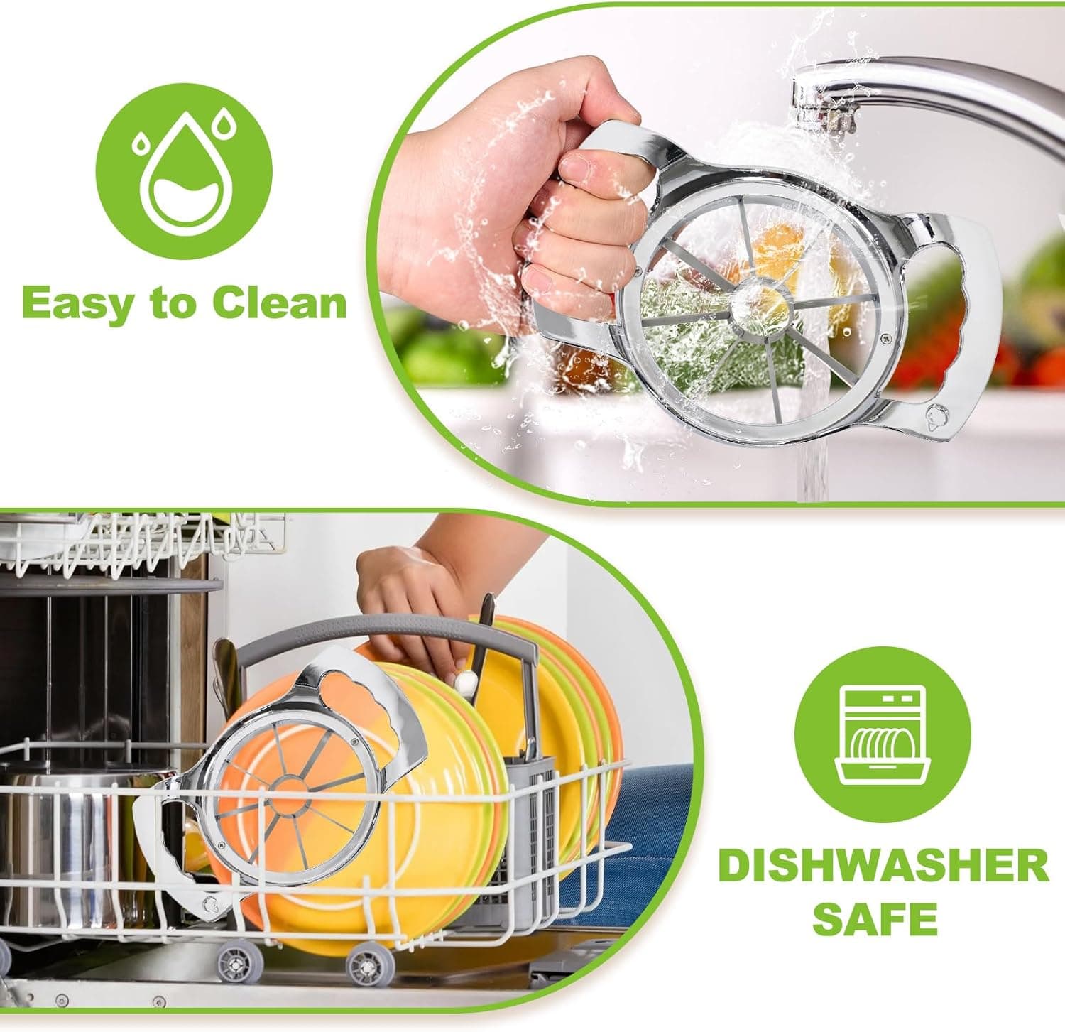 Cleaning the Obsoorth stainless steel apple slicer
