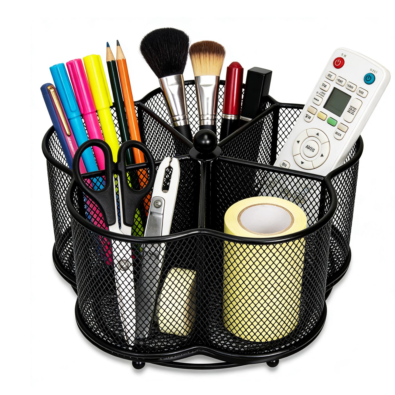 360-Degree Rotating Mesh Pen Organizer detail view 1